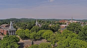 Weather camera view of Kingsport City Hall.