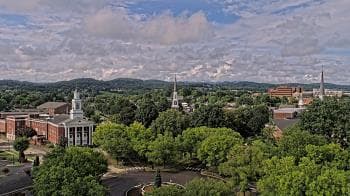 Weather camera view of Kingsport City Hall.
