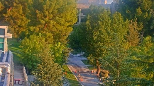 Weather camera view of College of the Canyons.