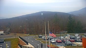 Weather camera view of Allegany HS.