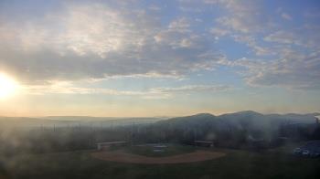 Weather camera view of Allegany HS.