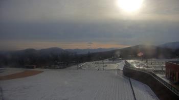 Weather camera view of Allegany HS.