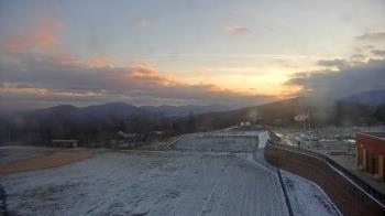 Weather camera view of Allegany HS.