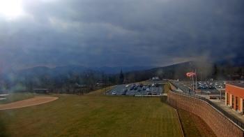 Weather camera view of Allegany HS.
