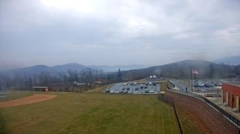 Weather camera view of Allegany HS.