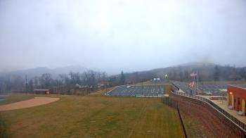 Weather camera view of Allegany HS.