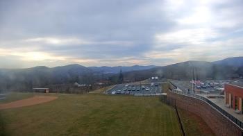 Weather camera view of Allegany HS.