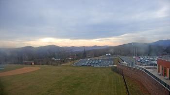 Weather camera view of Allegany HS.