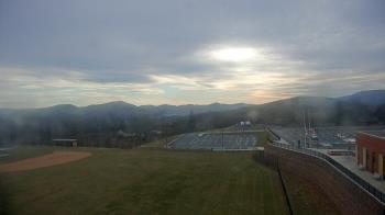 Weather camera view of Allegany HS.