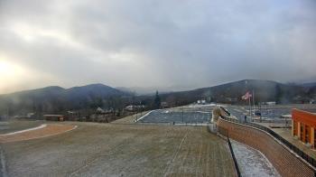 Weather camera view of Allegany HS.