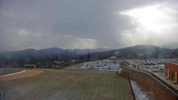 Weather camera view of Allegany HS.