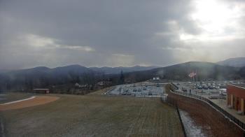 Weather camera view of Allegany HS.