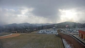 Weather camera view of Allegany HS.