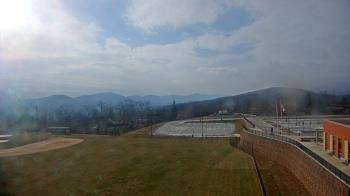 Weather camera view of Allegany HS.