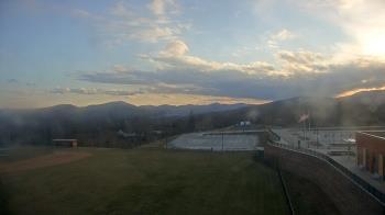 Weather camera view of Allegany HS.