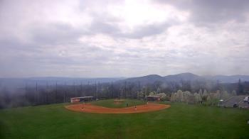 Weather camera view of Allegany HS.