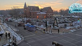 Weather camera view of City of Connersville.