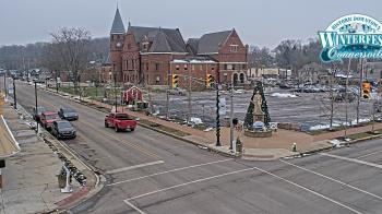Weather camera view of City of Connersville.