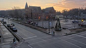 Weather camera view of City of Connersville.