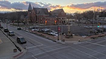 Weather camera view of City of Connersville.