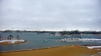 Weather camera view of Three Oaks Recreation Area.