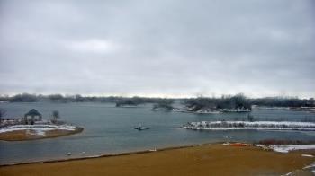 Weather camera view of Three Oaks Recreation Area.