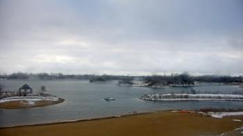 Weather camera view of Three Oaks Recreation Area.