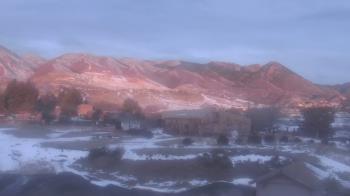 Weather camera view of United Methodist Church.