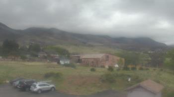 Weather camera view of United Methodist Church.