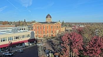 Weather camera view of City of Woodstock.