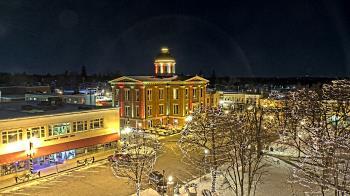 Weather camera view of City of Woodstock.