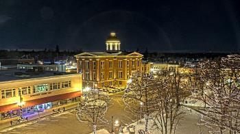 Weather camera view of City of Woodstock.