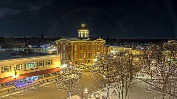 Weather camera view of City of Woodstock.