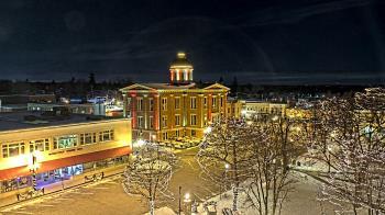 Weather camera view of City of Woodstock.