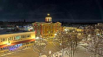 Weather camera view of City of Woodstock.