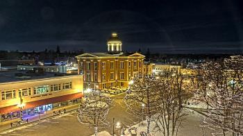 Weather camera view of City of Woodstock.