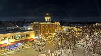 Weather camera view of City of Woodstock.