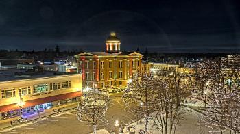 Weather camera view of City of Woodstock.