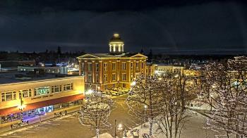 Weather camera view of City of Woodstock.
