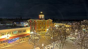 Weather camera view of City of Woodstock.