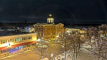 Weather camera view of City of Woodstock.