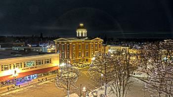Weather camera view of City of Woodstock.