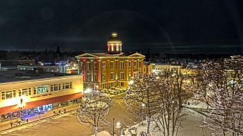 Weather camera view of City of Woodstock.