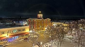Weather camera view of City of Woodstock.