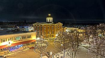 Weather camera view of City of Woodstock.