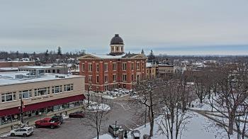Weather camera view of City of Woodstock.