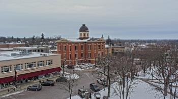 Weather camera view of City of Woodstock.