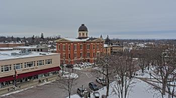 Weather camera view of City of Woodstock.
