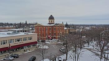 Weather camera view of City of Woodstock.