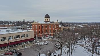 Weather camera view of City of Woodstock.